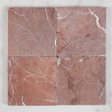 Isha 100 x 100mm Tumbled Merlot Marble Square Tile